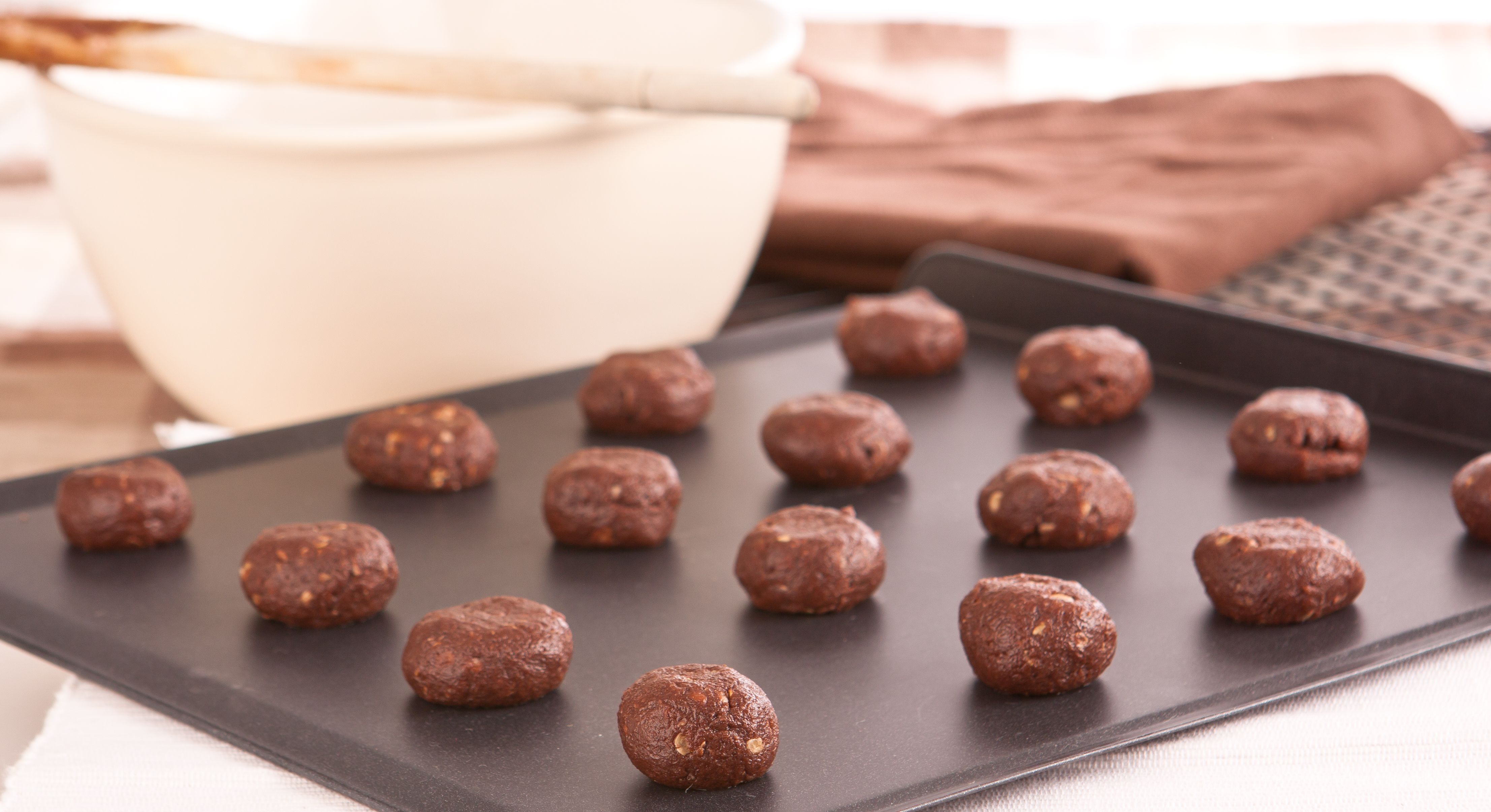 Cookie balls unbaked